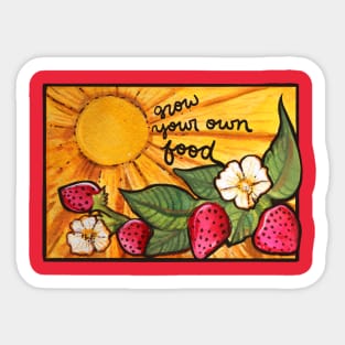 Grow your own food Sticker